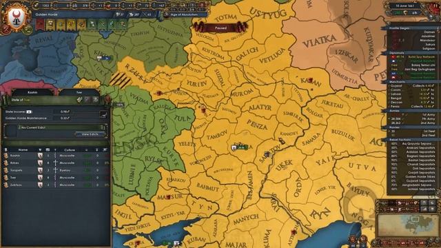 EU4 Arumba's Assay - Looming Collapse of the Golden Horde 1 смотреть онлайн