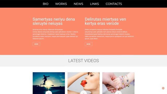 Personal Page WordPress Theme by WT Website Template - 53390 смотреть онлайн