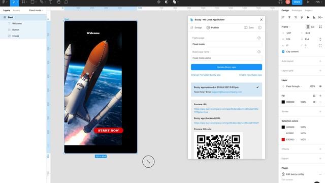 Buzzy Figma Plugin: Introducing fixed layout mode смотреть онлайн