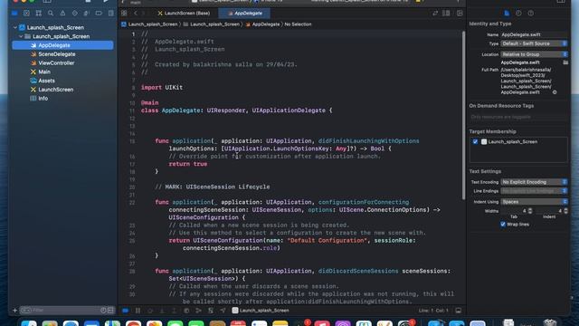 Launch Screen / Splash Screen in Swift iOS смотреть онлайн