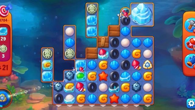 Fishdom Level 3783 - 3784 HD Walkthrough | 3 - match puzzle game | gameplay | android | GameGo Game смотреть онлайн