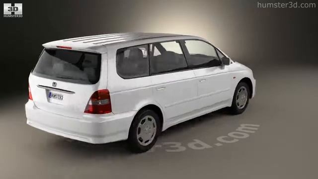Honda Odyssey (JP) 1999 3D model by Humster3D.com смотреть онлайн