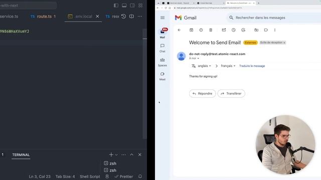 Envoyer des emails avec React (Resend & React Email) смотреть онлайн