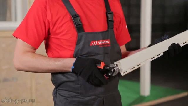 Отделка углубленного оконного проема сайдингом VINYLON