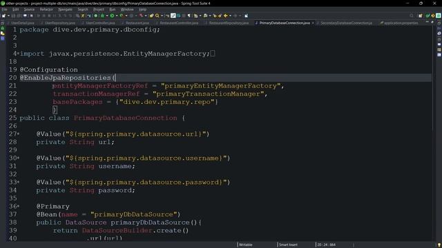 How can we connect to multiple databases in spring boot? смотреть онлайн