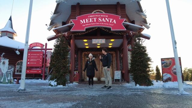 Exploring SANTA CLAUSE VILLAGE in FINLAND ?? (Rovaniemi) смотреть онлайн