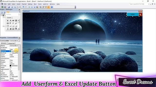 Excel VBA Hide Excel Userform Title Bar And Excel open File смотреть онлайн