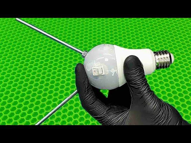 СЕКРЕТНАЯ функция обычной лампочки! Поделки своими руками смотреть онлайн