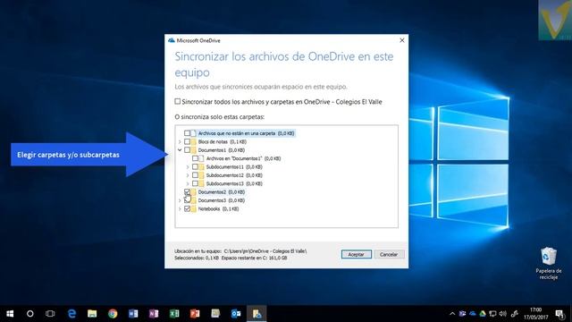 Elegir carpetas para sincronizar en OneDrive смотреть онлайн