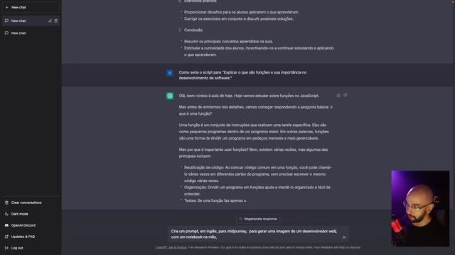 Live #62 - Inteligência Artificial (ChatGPT + MidJourney) para Web Designers + Inscrições Curso CSS смотреть онлайн