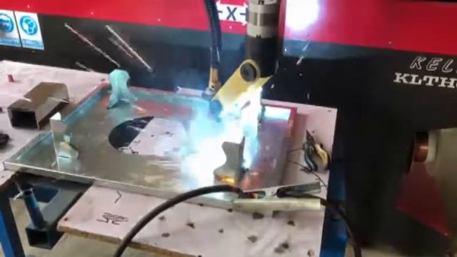 Сварочный декартовый робот. смотреть онлайн