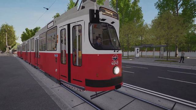 TramSim - Console Edition E2+c5 Wien Linie 1 Prater Hauptallee смотреть онлайн