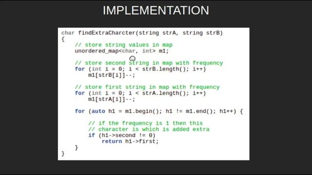 Find one extra character in a string | GeeksforGeeks смотреть онлайн