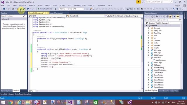 Clear all fields after submit data in ASP.NET C# смотреть онлайн