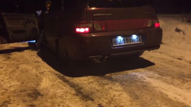 Громкий выхлоп ваз 2112, приятный звук смотреть онлайн
