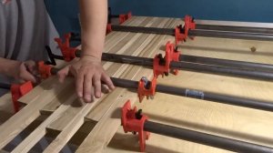 Торцевая разделочная доска дуб и ясень II