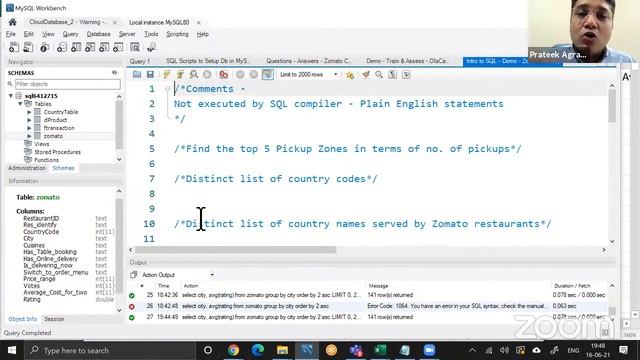 SQL Live Case Study | Zomato Dataset | SQL Training | Ivy Professional School смотреть онлайн