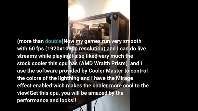 AMD Ryzen 7 2700X Processor with Wraith Prism LED Cooler смотреть онлайн