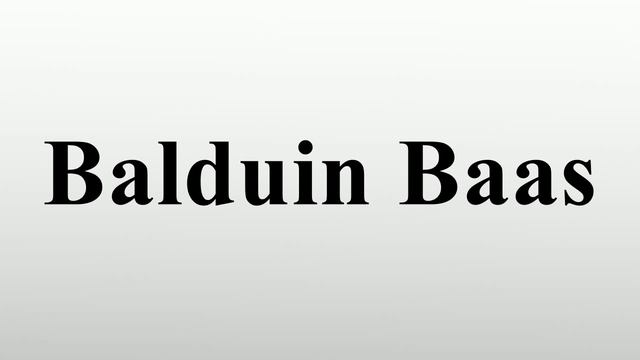 Balduin Baas смотреть онлайн