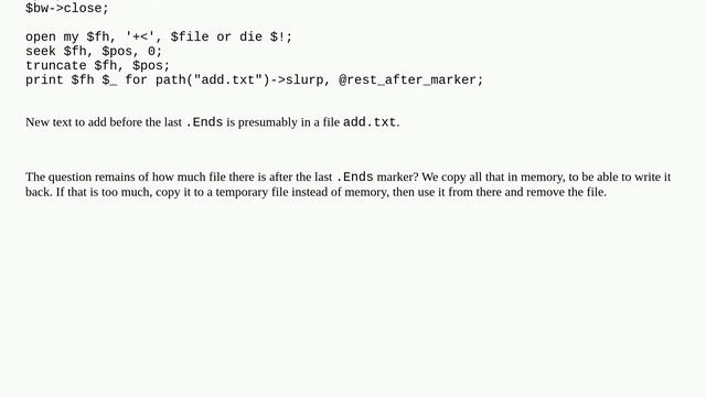Editing the last instance in a file смотреть онлайн