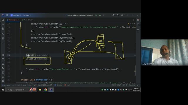 Java Training Session 87 Multi-threading - Concurrency There are the 9 ways to create Java Thread смотреть онлайн
