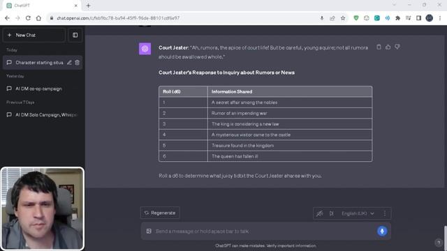 Testing my AI D&D Oracle смотреть онлайн