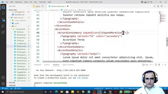 20. React Material UI Accordion with Extended Props | Dr Vipin Classes смотреть онлайн