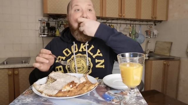 MUKBANG RUSSIA. EATING FISH FLOUNDER.  МУКБАНГ РОССИЯ. ЕМ РЫБУ КАМБАЛА. АСМР. ASMR. ИТИНГ. 먹방