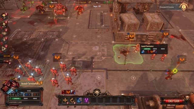 Blood Angels vs. Necrons (3,000 pts., DLC Units) - Warhammer 40,000: Battlesector смотреть онлайн