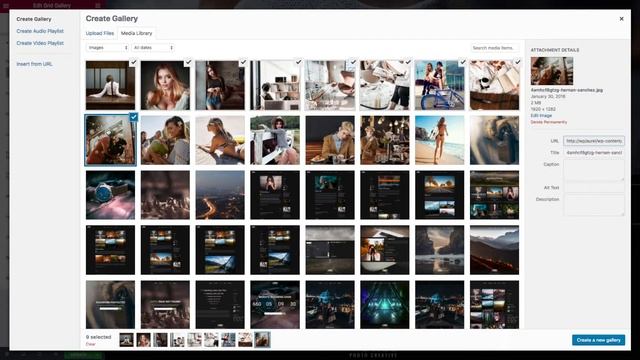 Grid Gallery – Aurel Photography WordPress Theme смотреть онлайн