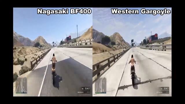 GTA5 Nagasaki BF400 vs Western Gargoyle смотреть онлайн