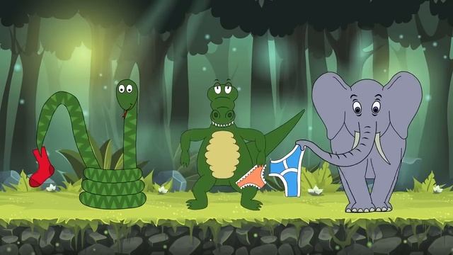 Down in the Jungle! Nursery Rhyme for babies and toddlers from Sing and Learn! смотреть онлайн