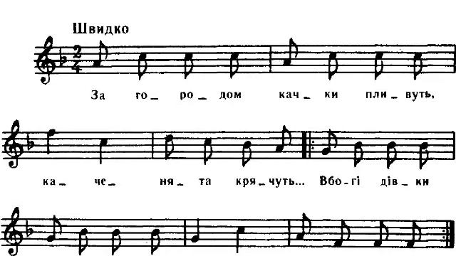 Народна творчість - За городом качки пливуть смотреть онлайн
