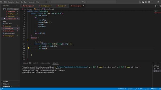 ● Intrrview java java Visual Studio Code 2023 03 18 23 28 14 смотреть онлайн