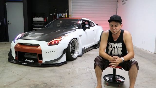 SLAMMMMED Rocket Bunny Nissan GTR - Bluetooth Ride Controller Godzilla!!! смотреть онлайн
