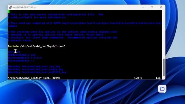 Подключение к Облачному серверу по ssh