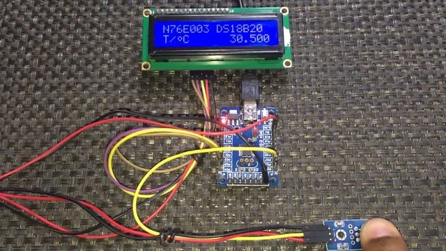 Nuvoton N76E003 One Wire Communication Example - DS18B20 Temperature Sensor смотреть онлайн