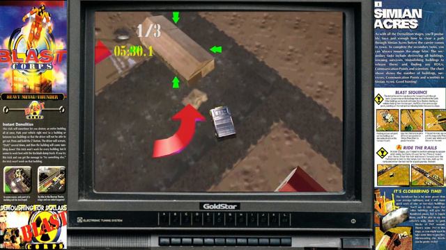 Blast Corps N64 - Destruction Hoedown смотреть онлайн