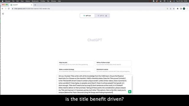 YouTube Growth Hack: Killer Descriptions, Titles & Tags Using ChatGPT! смотреть онлайн