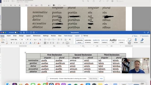 4th And 5th Declension (St. 18 CLC 4th Ed)