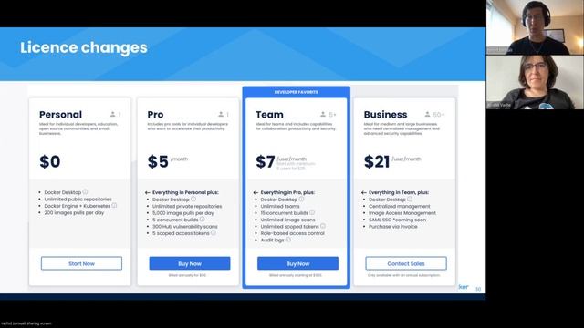Table Ronde sur l'évolution des abonnements Docker et de Docker Desktop смотреть онлайн