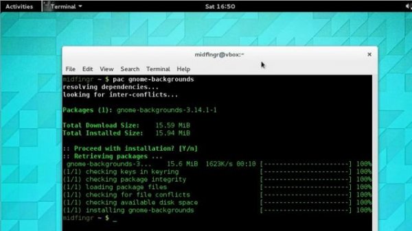 Gnome Shell 3.14: Custom Install (Arch Linux)