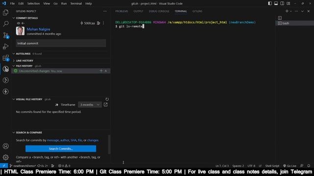 Git Tutorial |Marathi| Chapter 4 Git Remote [#7]|#git #gitthub #gittutorial #gittutorialforbeginne смотреть онлайн