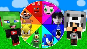 ЗОМБАК НАШЕЛ КОЛЕСО ФОРТУНЫ В МАЙНКРАФТ