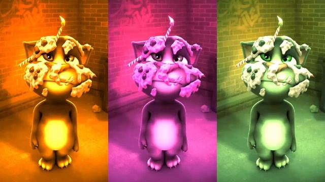 Talking Tom Cat Colors Reaction Compilation HD смотреть онлайн