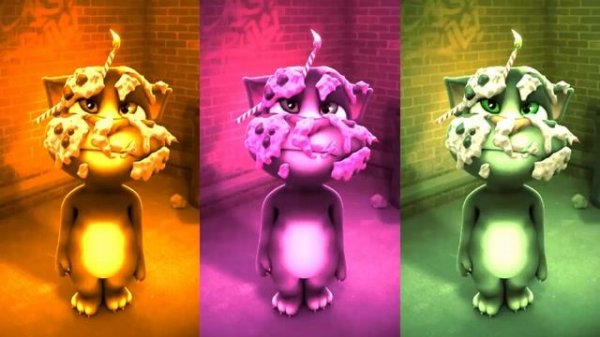 Talking Tom Cat Colors Reaction Compilation HD