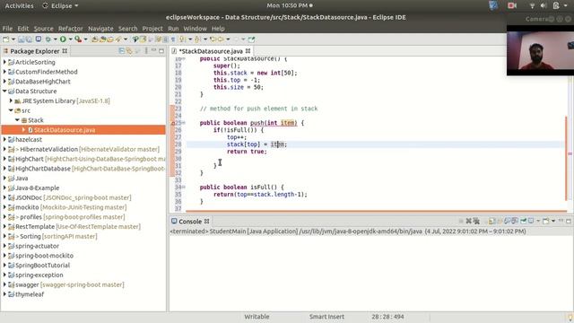 Data Structures and Algorithms for Beginners | Implement Stack with Java | Full Program | Part 1 смотреть онлайн