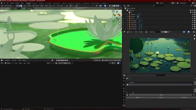 Anime Lily-Pads #4 - Texturing the Lily-Pads & Sprouts смотреть онлайн