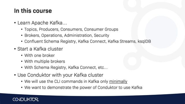 Learn Apache Kafka with Conduktor Free Course - What will you learn? смотреть онлайн