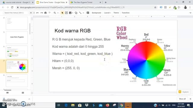 Tutorial Game Snake (Pygame) 1: Skrin смотреть онлайн